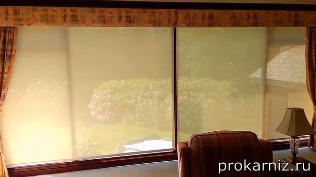 Рулонные Жалюзи с Электроприводом смотреть онлайн