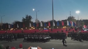 Репетиция Парада Победы в Самаре - пешие колонны