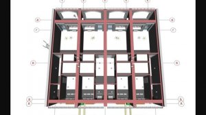 Проект 4 блокированных одноэтажных домов таунхаусов