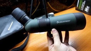 Зрительная труба Celestron LandScout 60 - 12–36х. Большой обзор подзорной трубы. Туризм и охота!