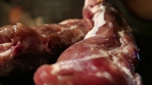 Вяленая свинина с перцем и розмарином | Как вялить свинину Дома | Вяленое мясо. Рецепт