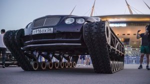 Bentley Ultratank. Первая попытка выехать в город.