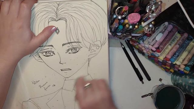 Drawing 374 ♥ Vision ♥ In My Manga Style ♥ From #WandaVision #Disney+ #MangaArt ♥ #LunaDrawings смотреть онлайн