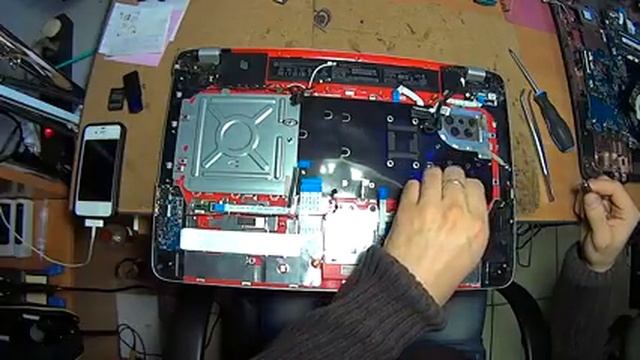 как разобрать ноутбук HP envy 17 how to dissasemble 17 j022sr смотреть онлайн