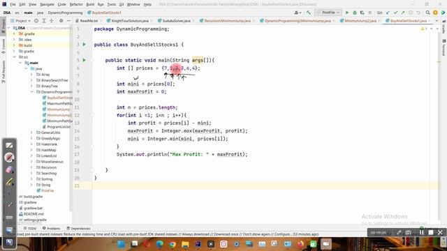 Best time to Buy And Sell Stocks/Share 1 | Leetcode | Hackerrank | Java смотреть онлайн