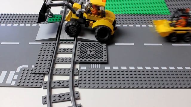 Lego Сartoon Train crash. Мультик про Поезд и машинки из конструктора Лего смотреть онлайн