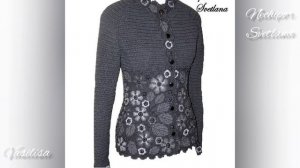 Тёплое вязание от Vasilisa. Ирландское кружево.