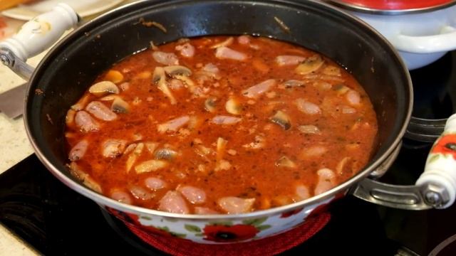 Куриные сердечки в сметано сливочном соусе с грибами РЕЦЕПТ