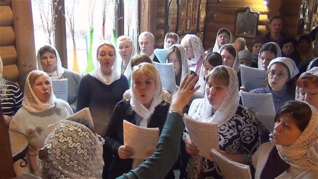 Достойно есть. Исполняет любительский хор Храма святых равноапостольных Константина и Елены 2020г. смотреть онлайн