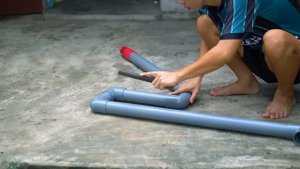 Делаю из трубы  ПВХ водяной насос, не требующий электроэнергии.