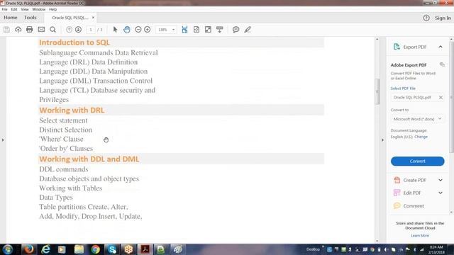 Oracle SQL and PL SQL Tutorial | Oracle SQL/PL SQL