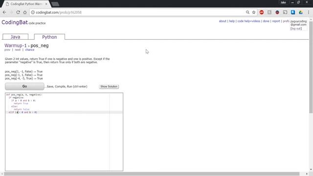Codingbat | Warmup 1 | Python Tutorial