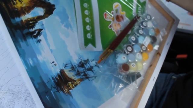 Обзор картины по номерам "Тихая гавань" смотреть онлайн