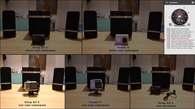 [Test Audio] Gitup Git 2 vs Xiaomi Yi - Case subacqueo смотреть онлайн