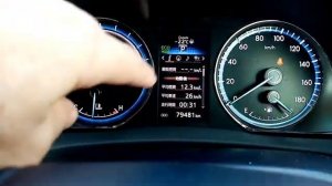 Toyota Harrier Hybrid 2.5  Немного о расходе в городе, замеры салона.