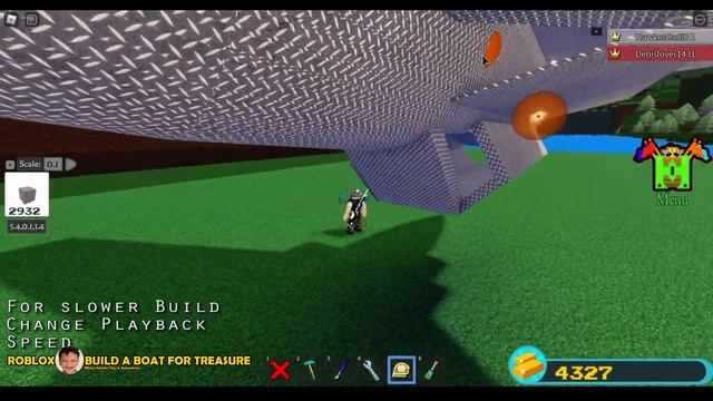 Roblox Build a Boat for Treasure! How to Build a Jet Fighter! Micro Build! Functional! HawkesDad01 смотреть онлайн