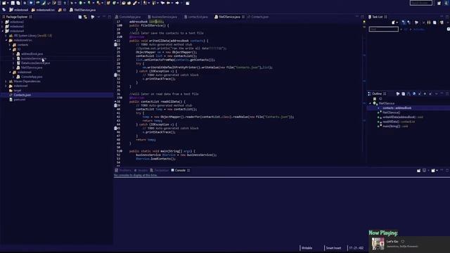 Milestone 4 code walkthrough for GCU's Java 2 смотреть онлайн
