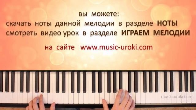 Королёк - птичка певчая. Piano Cover + ноты.