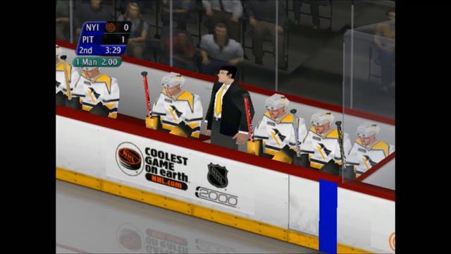 NHL 2K (Dreamcast) - New York Islanders vs. Pittsburgh Penguins смотреть онлайн