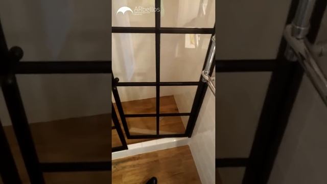 Алюминиевая душевая перегородка в стиле лофт смотреть онлайн