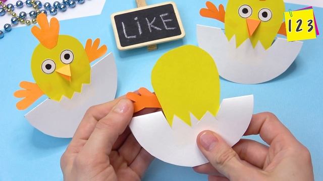 How To Make A Paper Chick  Easter Paper Crafts Easy Paper Crafts