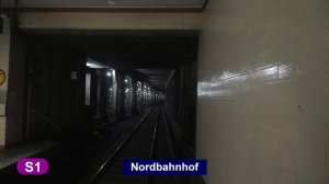 S-Bahn Berlin 2023 Linie S1 - Führerstandsmitfahrt