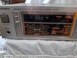 стереоприемник для кварцевого синтезатора technics SA-151-ЯПОНИЯ-1986-ГОД