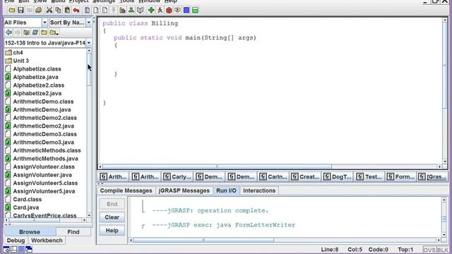 Java Programming 1 - Chapter 4 Exercises 1 and 2 смотреть онлайн