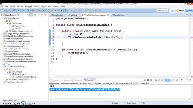 The this reference in lambdas-Java 8 | The this reference in lambdas смотреть онлайн
