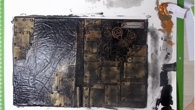 Скрапбукинг/Мужской блокнот/Обзор и небольшой МК смотреть онлайн