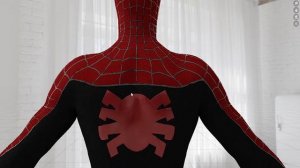 blender VFX Spider Man test Render