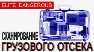 Сканирование трюма, грузового отсека корабля в Elite Dangerous.