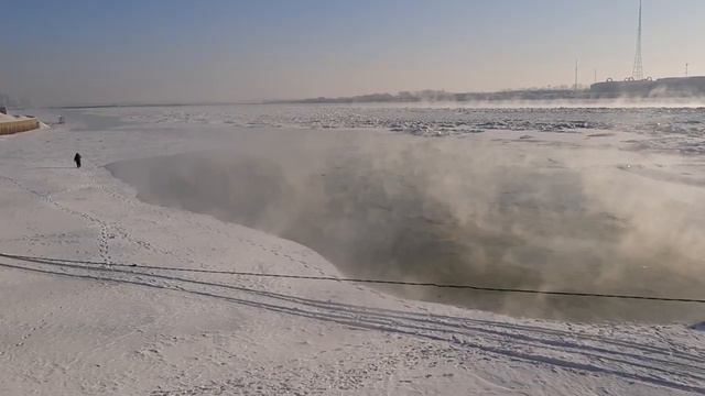 Благовещенск река Амур (граница с Китаем) смотреть онлайн