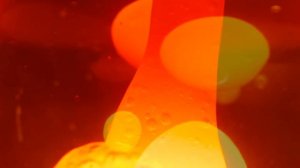 Lava Lamp 4k Yellow Orange Liquid 3 Hours of Relaxing Long Video