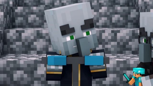 Villager vs Pillager Life 10 [COVID-19] - Minecraft Animation смотреть онлайн
