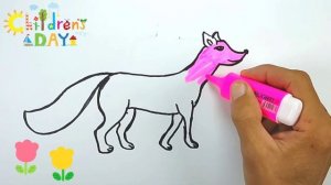 ?Bolalar uchun tulki chizish/Drawing fox for children/Рисование лисы для детей