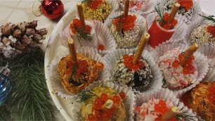 Закуски на Новогодний 2023🎄 праздничный стол Крабовые палочки