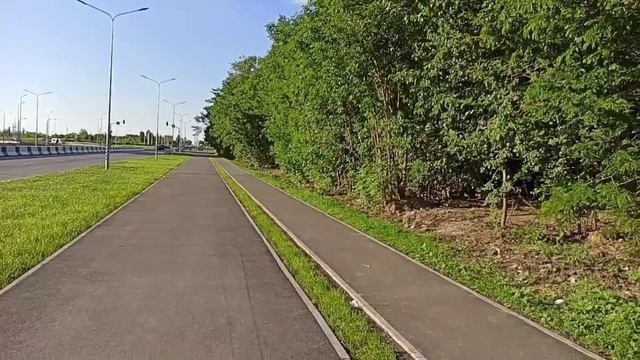 Новая дорога в Левенцовке, г.Ростов-на-Дону/ Первый раз гуляю вдоль новой дороги смотреть онлайн