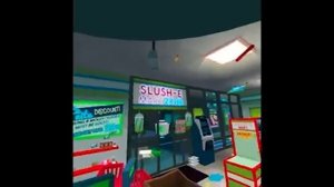 Job simulator, Infinite over time Bouncy mode And Zero  gravity Store clerk.