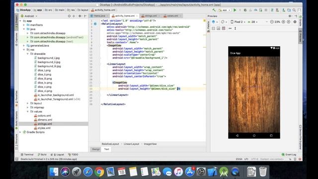 Android Application Tutorial For Beginners - Dice App UI смотреть онлайн