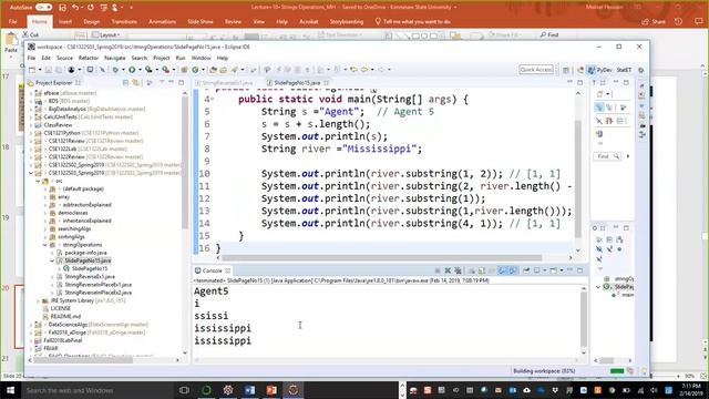 CSE1322S03L10 String Operations and Reference Parameter Explained for Java and C# смотреть онлайн