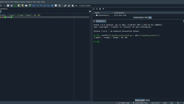 Introduction To Tuple in Python, How To Create & Use, All Explained in Malayalam With Examples