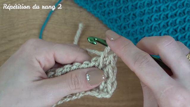 Crochet Tunisien Point Smock facile смотреть онлайн