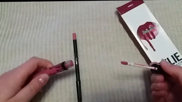 Обзор на копию KYLIE JENNER MATTE  LIPSTICK & LIPLINER Posie k. Что случилось с моими губами???