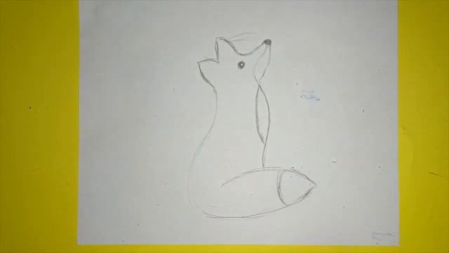 Как нарисовать Лисенка Легко / Рисование для Детей смотреть онлайн
