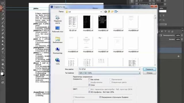 Обработка сканов после СканКромсатора