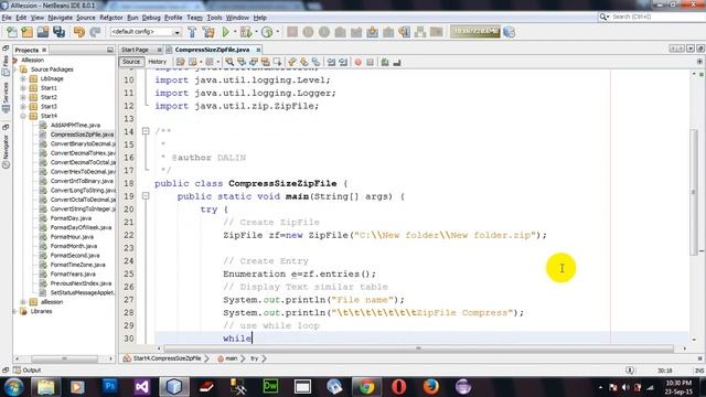 Get Compressed Size of Zip Entry in Java Netbeans смотреть онлайн