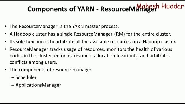 Apache YARN Resource Manager - Big Data Analytics Tutorial by Mahesh Huddar