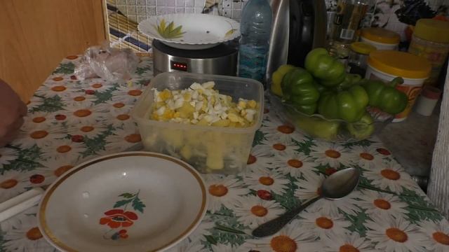 Салат со спаржевой фасолью