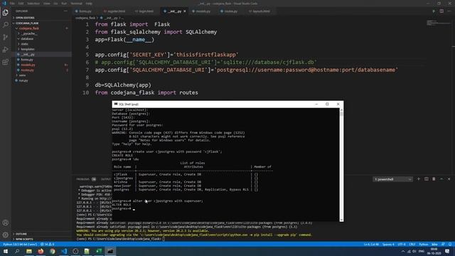 #9 Python Flask Tutorial for Beginners - Flask SQLAlchemy Postgres Tutorial - Postgres Flask смотреть онлайн
